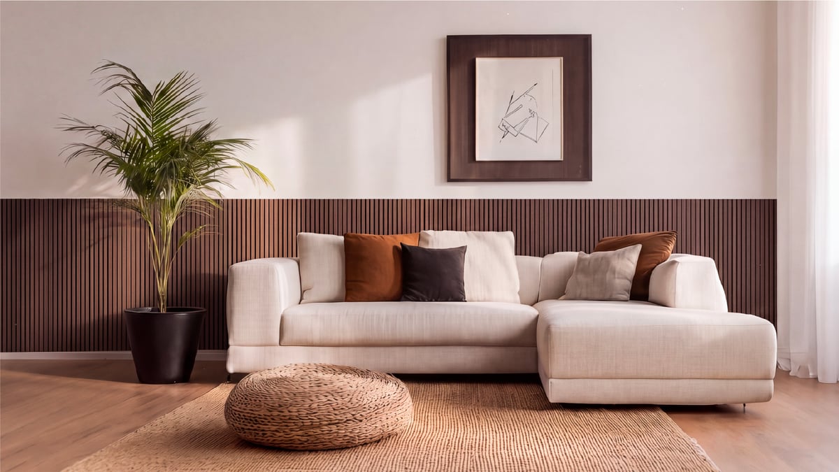 Ambiente Mid-height Woodgrain Dark Walnut