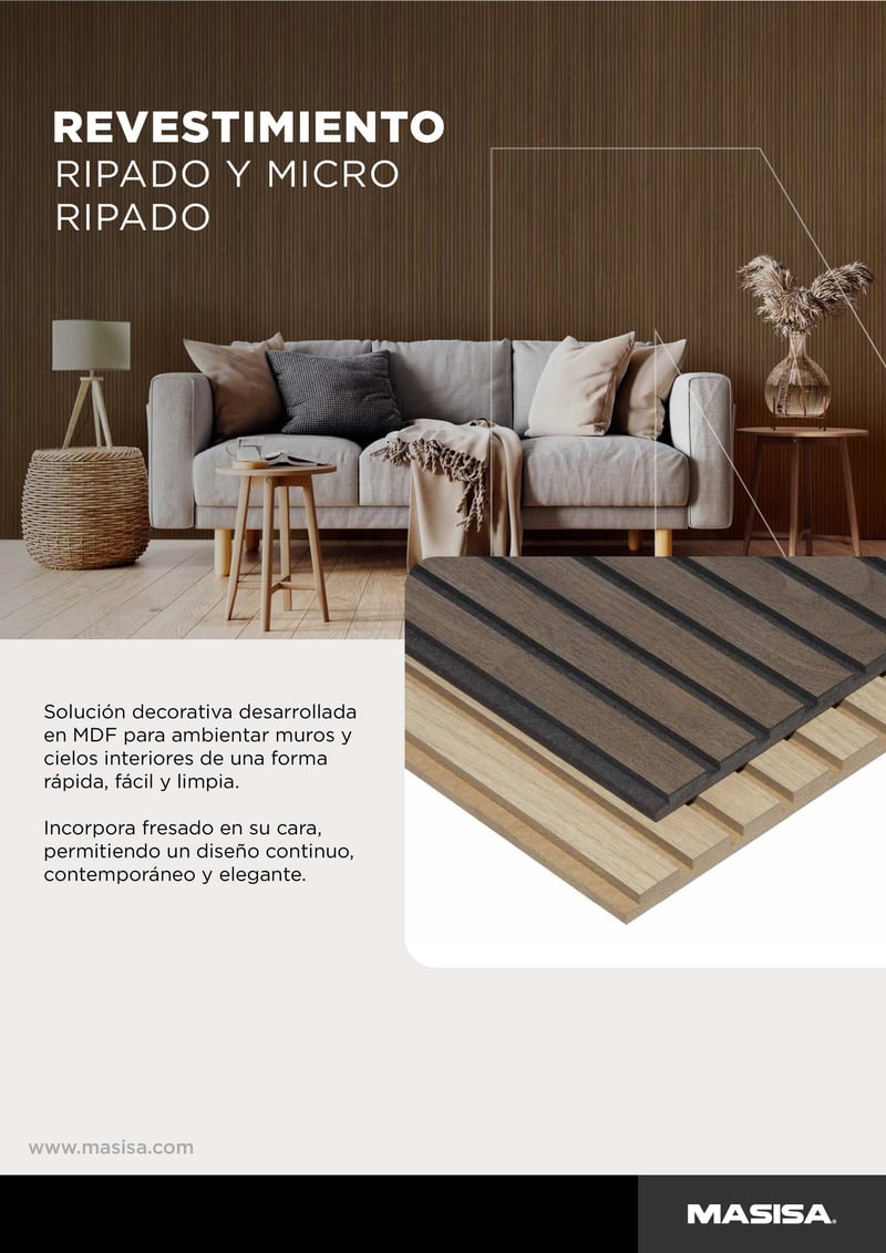 REVESTIMIENTOS RIPADO Y MICRO RIPADO