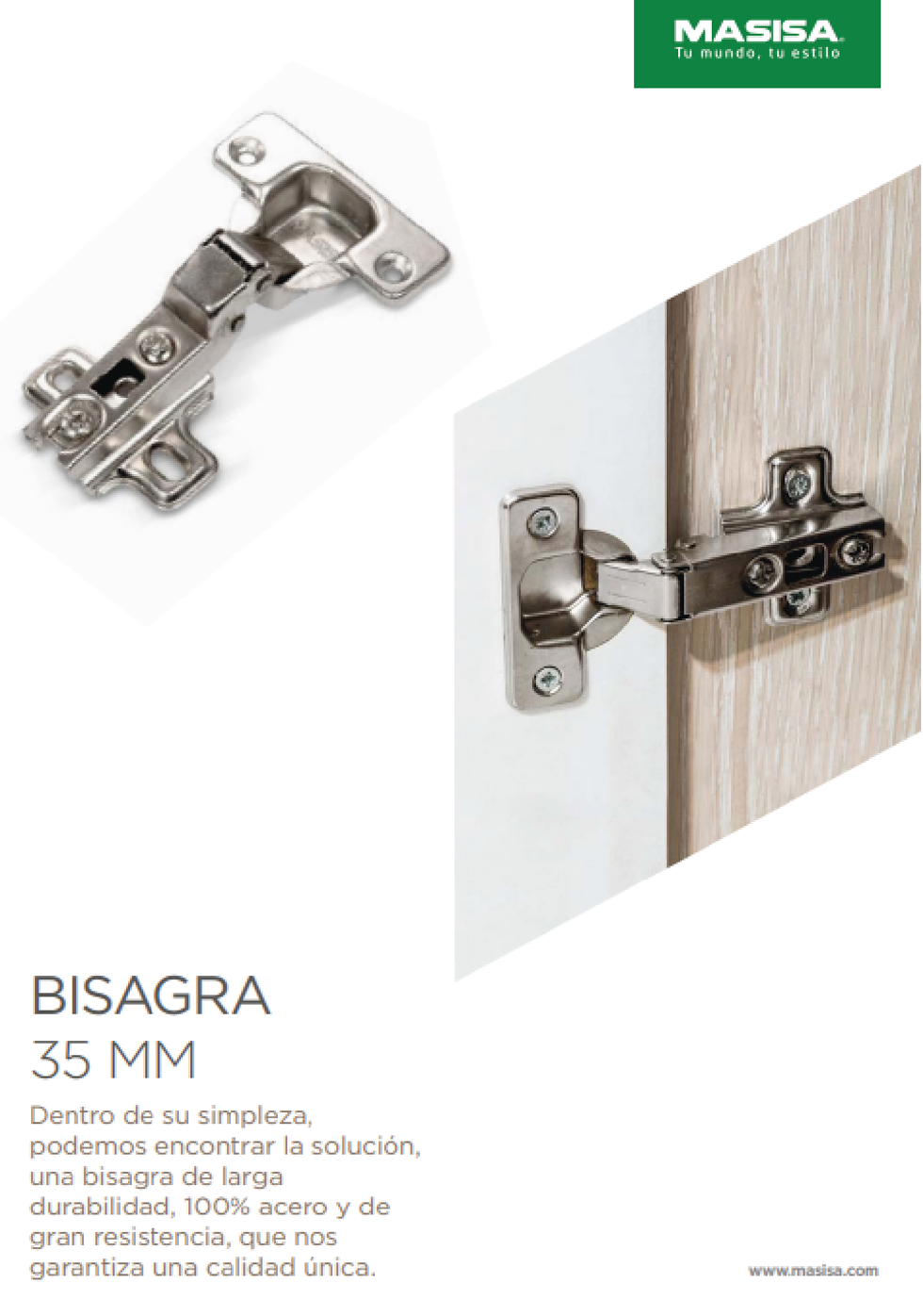 Bisagra 35 mm 2P