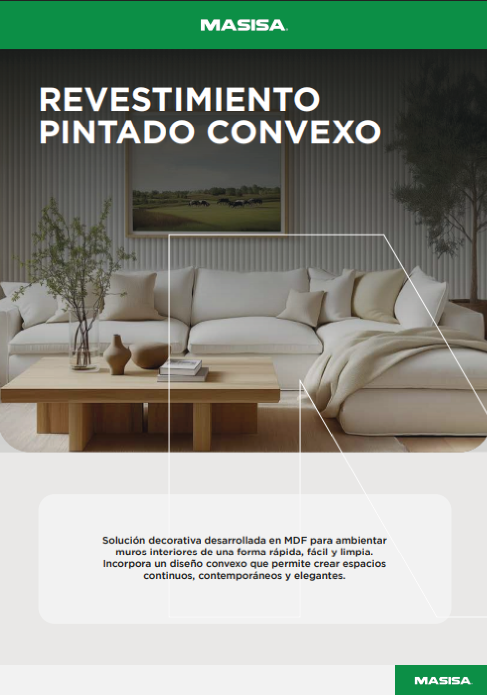 Revestimiento Pintado Convexo