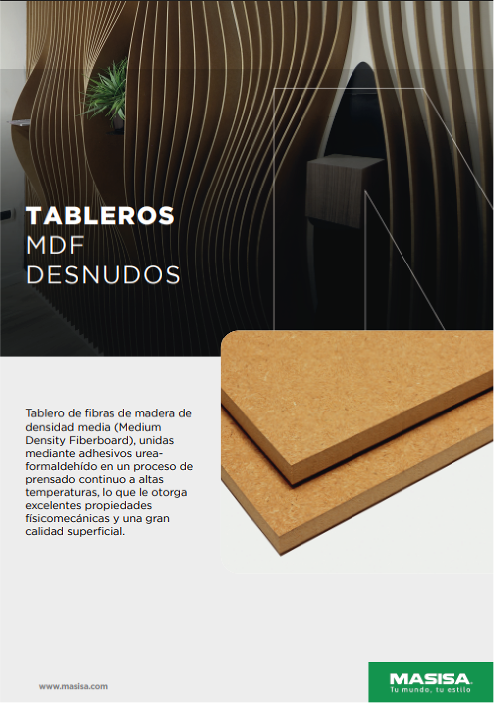 Tableros MDF Desnudos