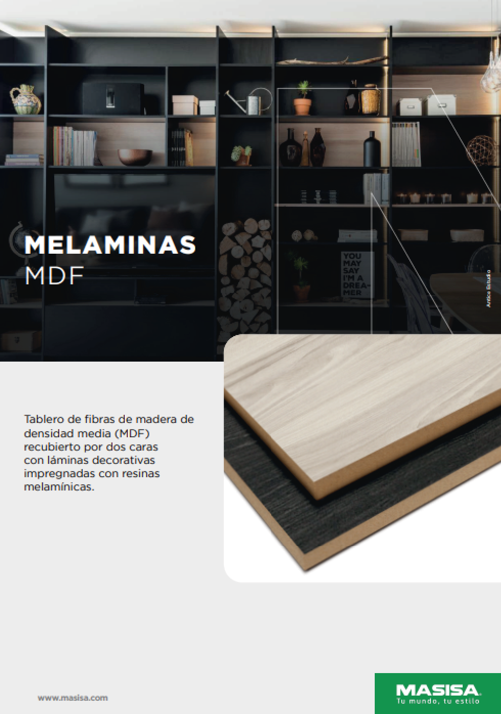 Melaminas MDF