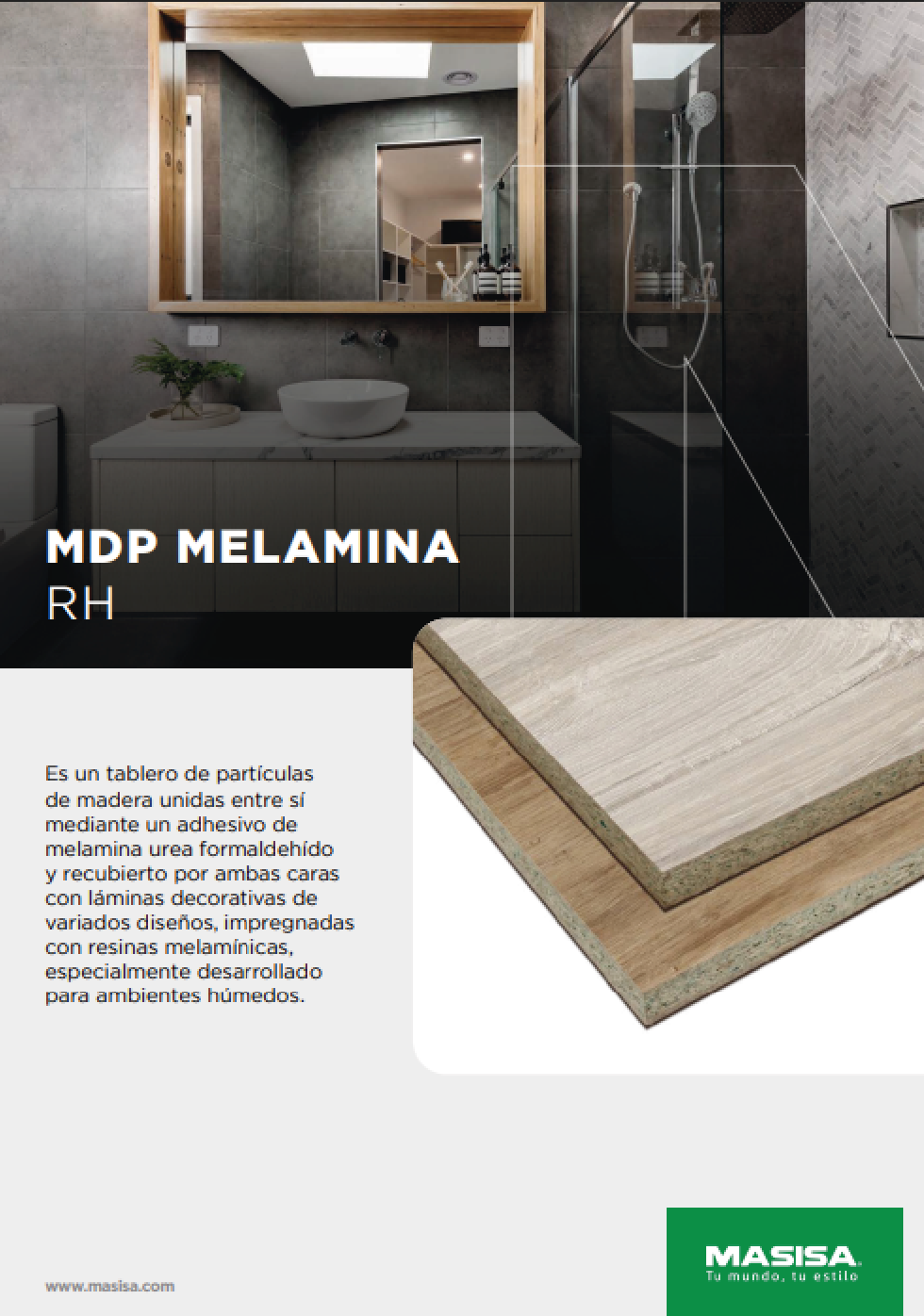 MDP Melamina RH