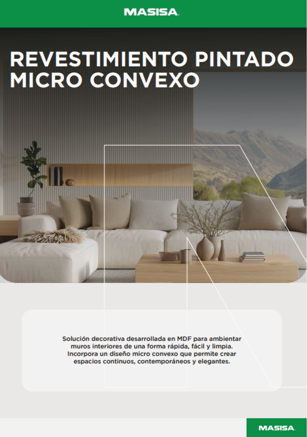 Revestimiento Pintado Micro Convexo