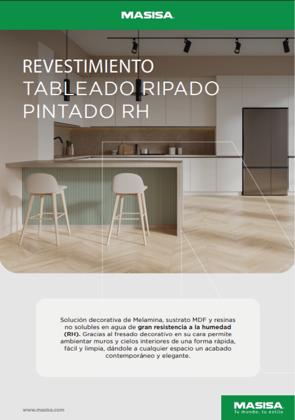 Revestimientos Ripado Pintado RH