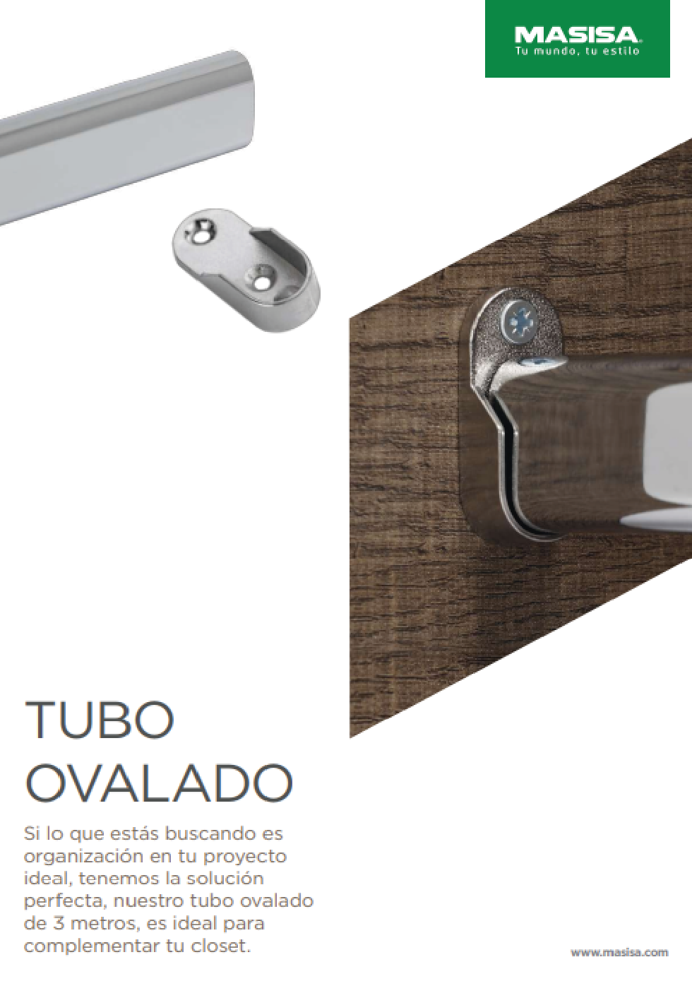 Tubo o Barra ovalada