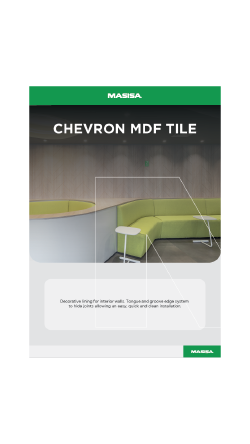 Chevron MDF Tile