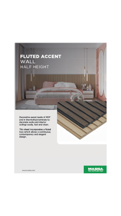 Fluted Wall Coverings (Half height)