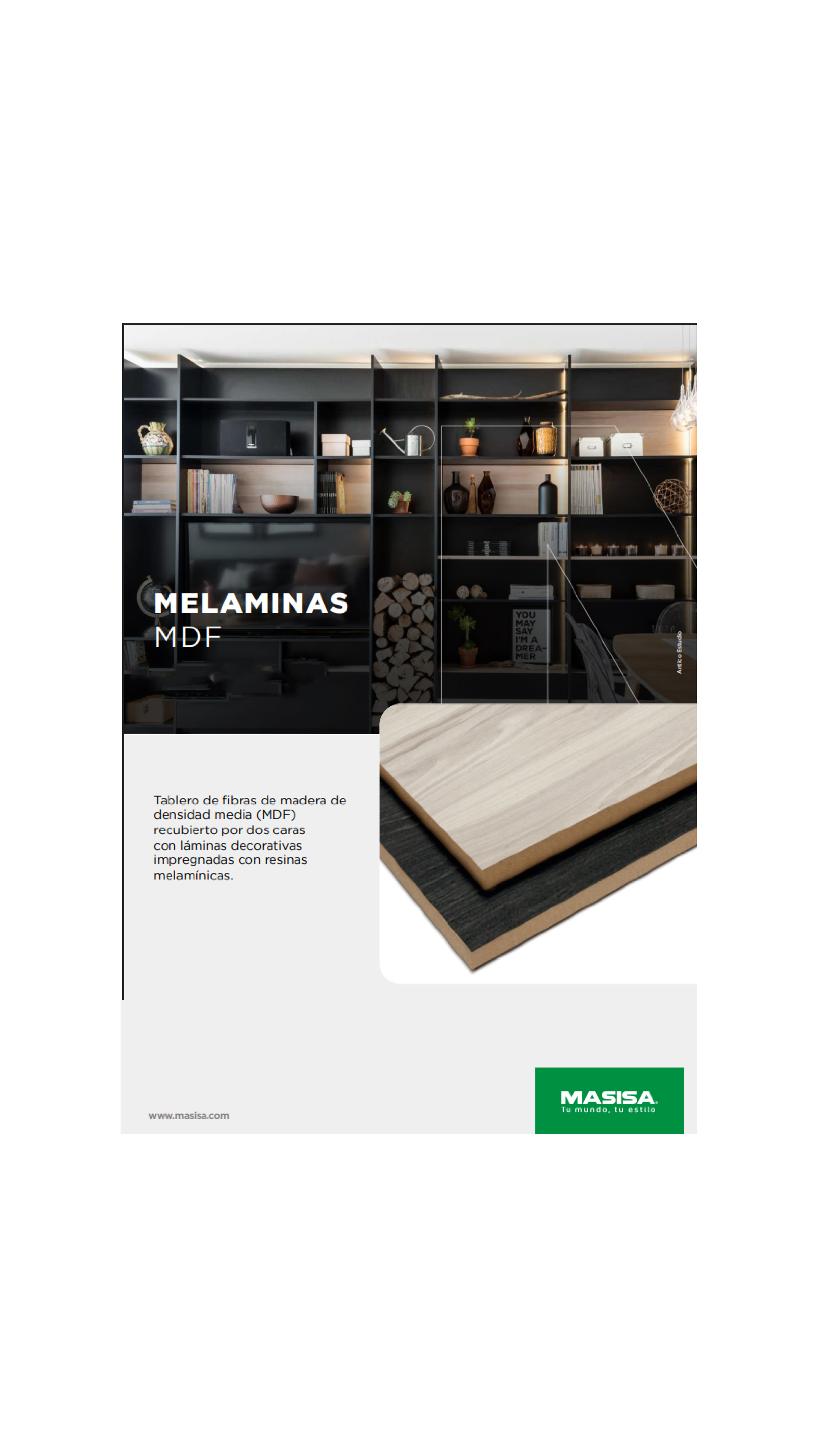 Melaminas MDF