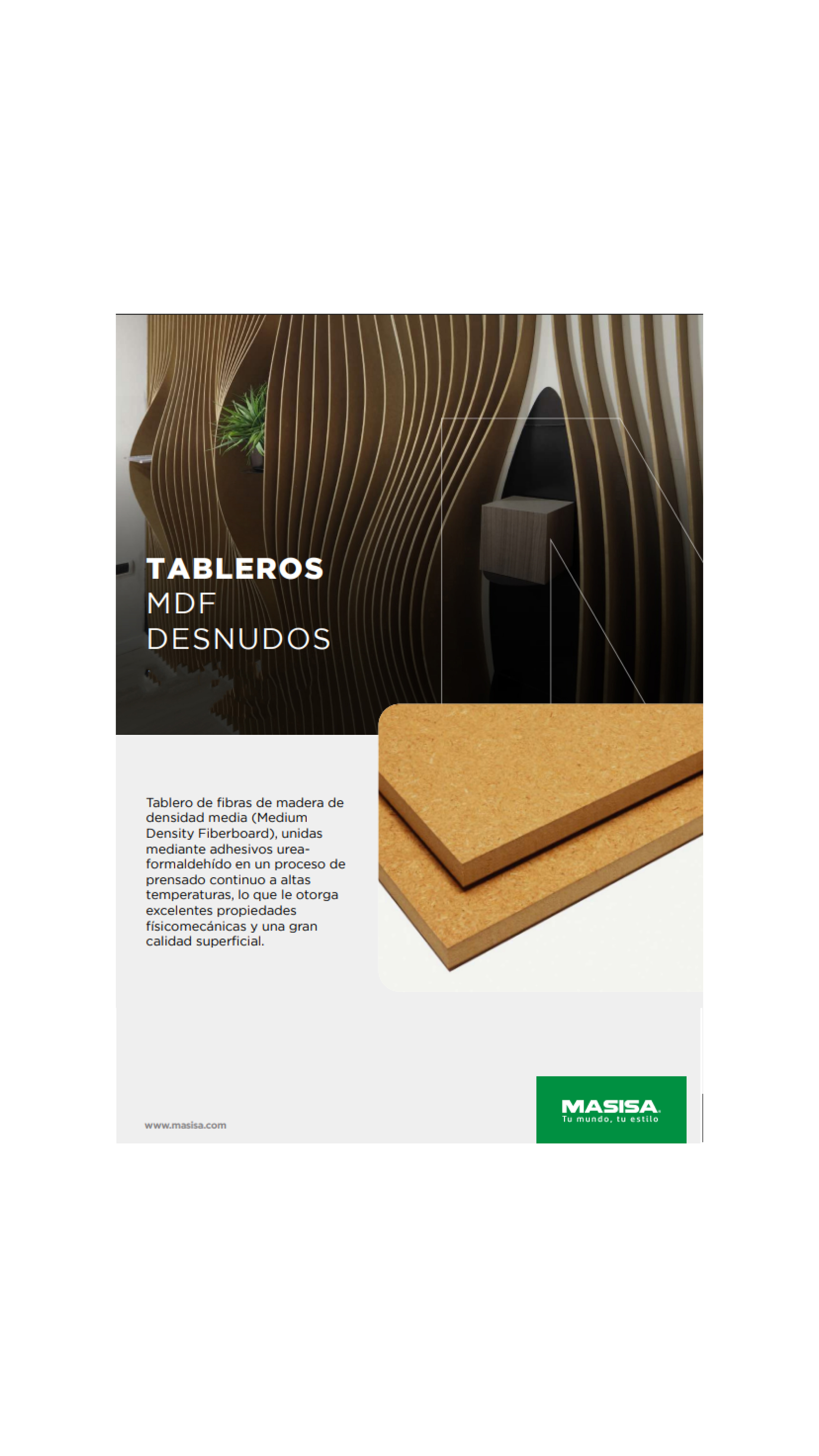 Tableros MDF Desnudos