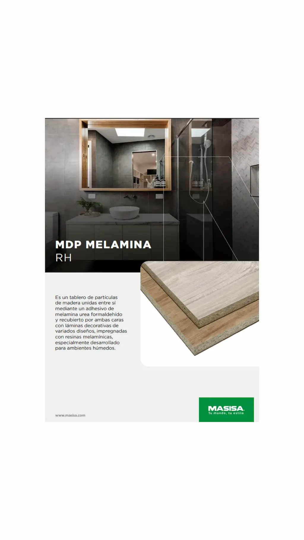 MDP Melamina RH