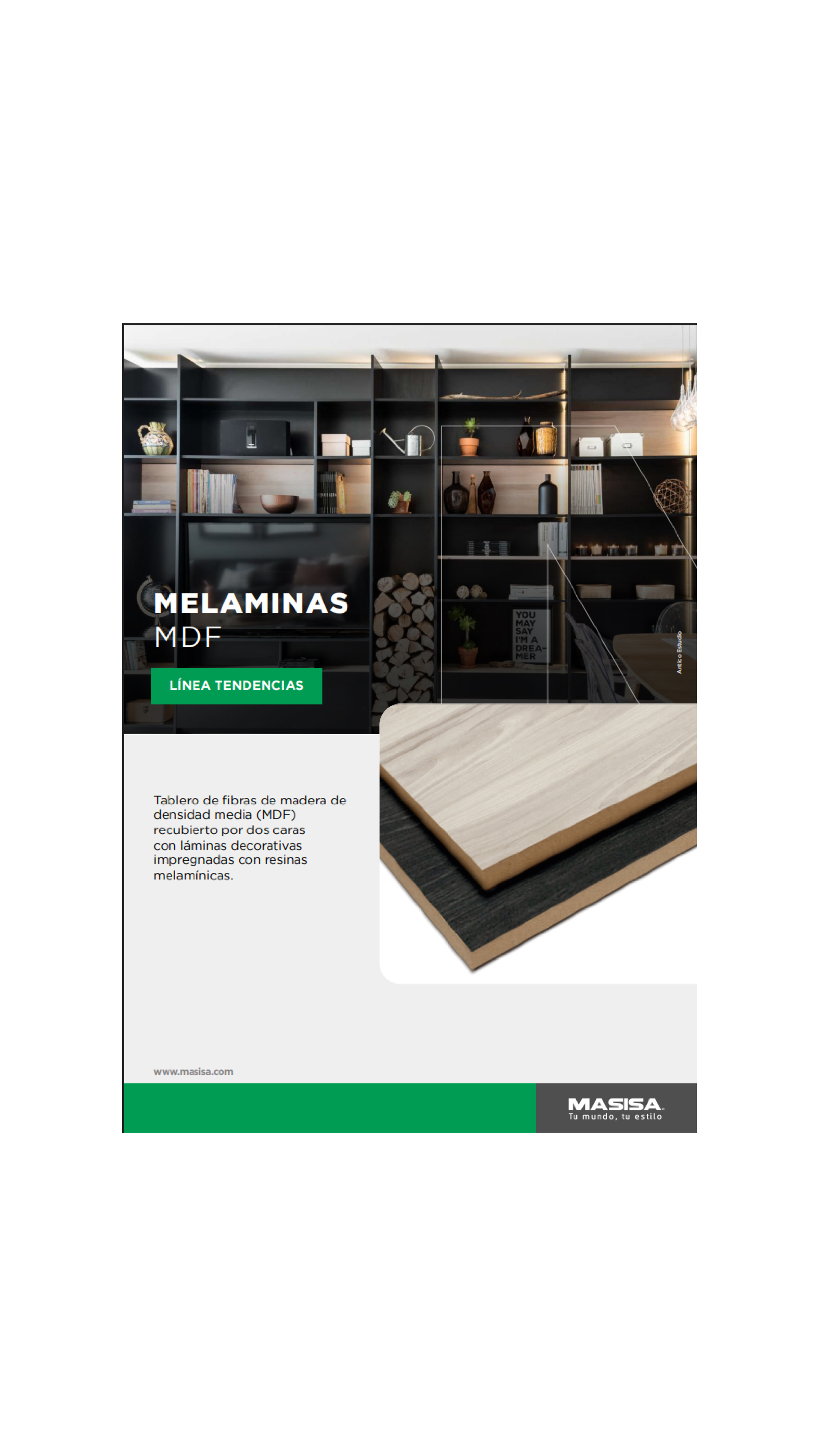Melaminas MDF