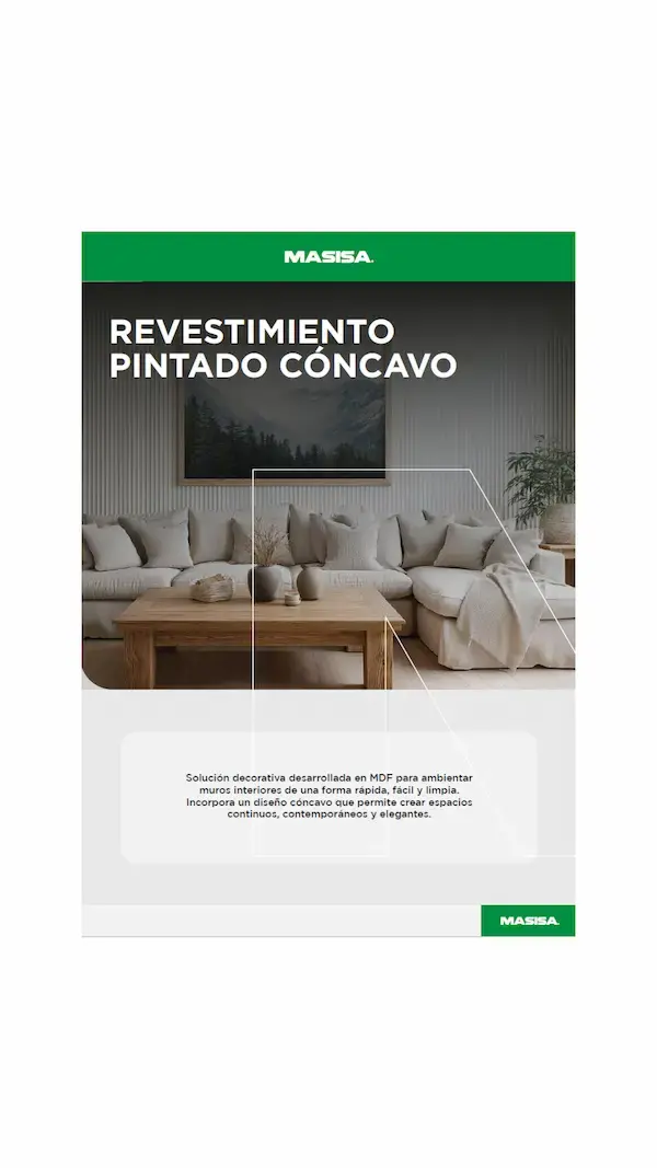 Revestimiento Pintado Concavo