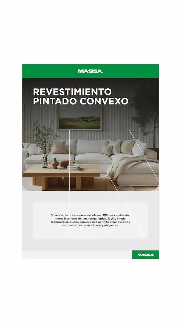 Revestimiento Pintado Convexo