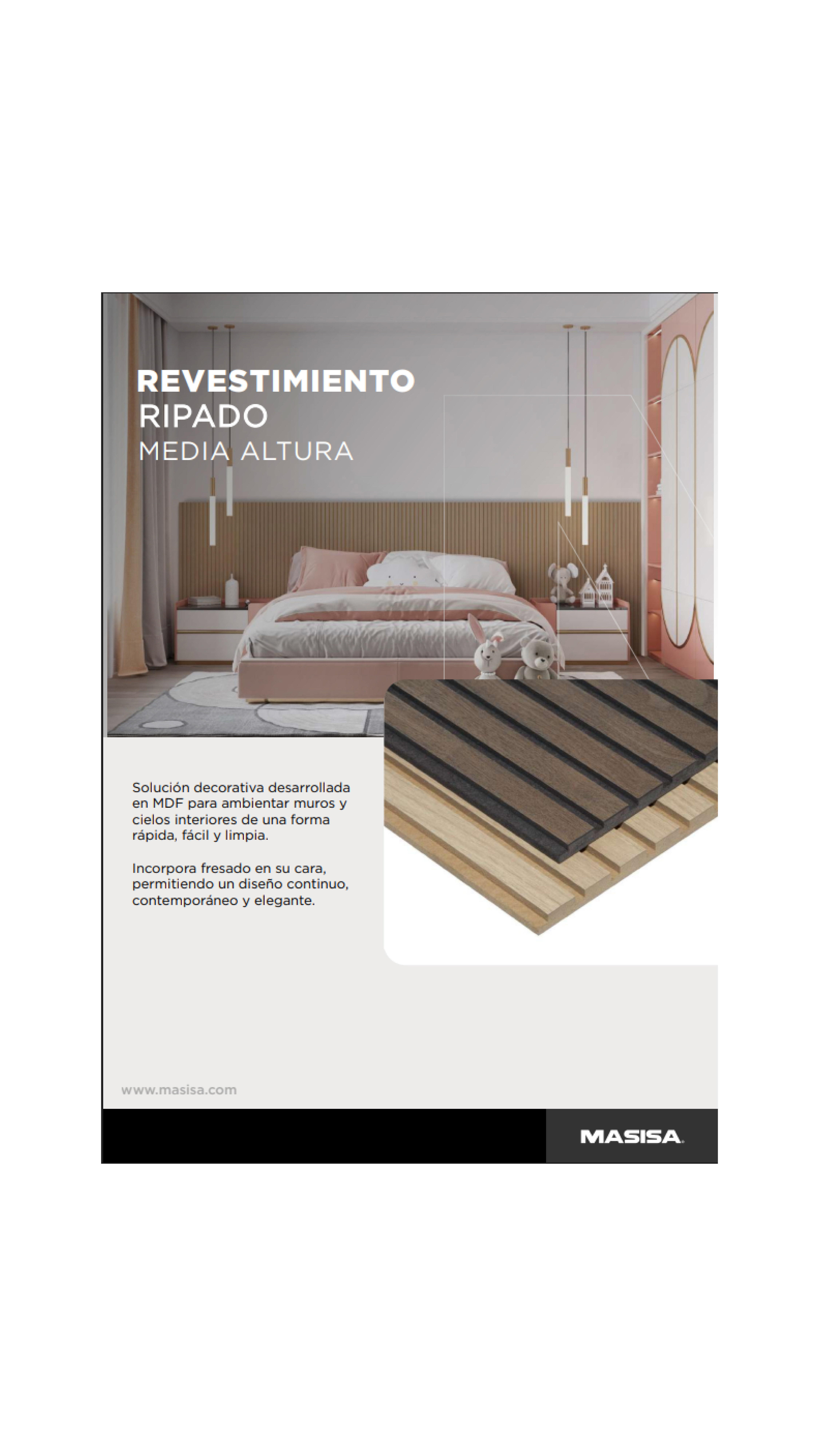 Revestimientos Ripado Media Altura
