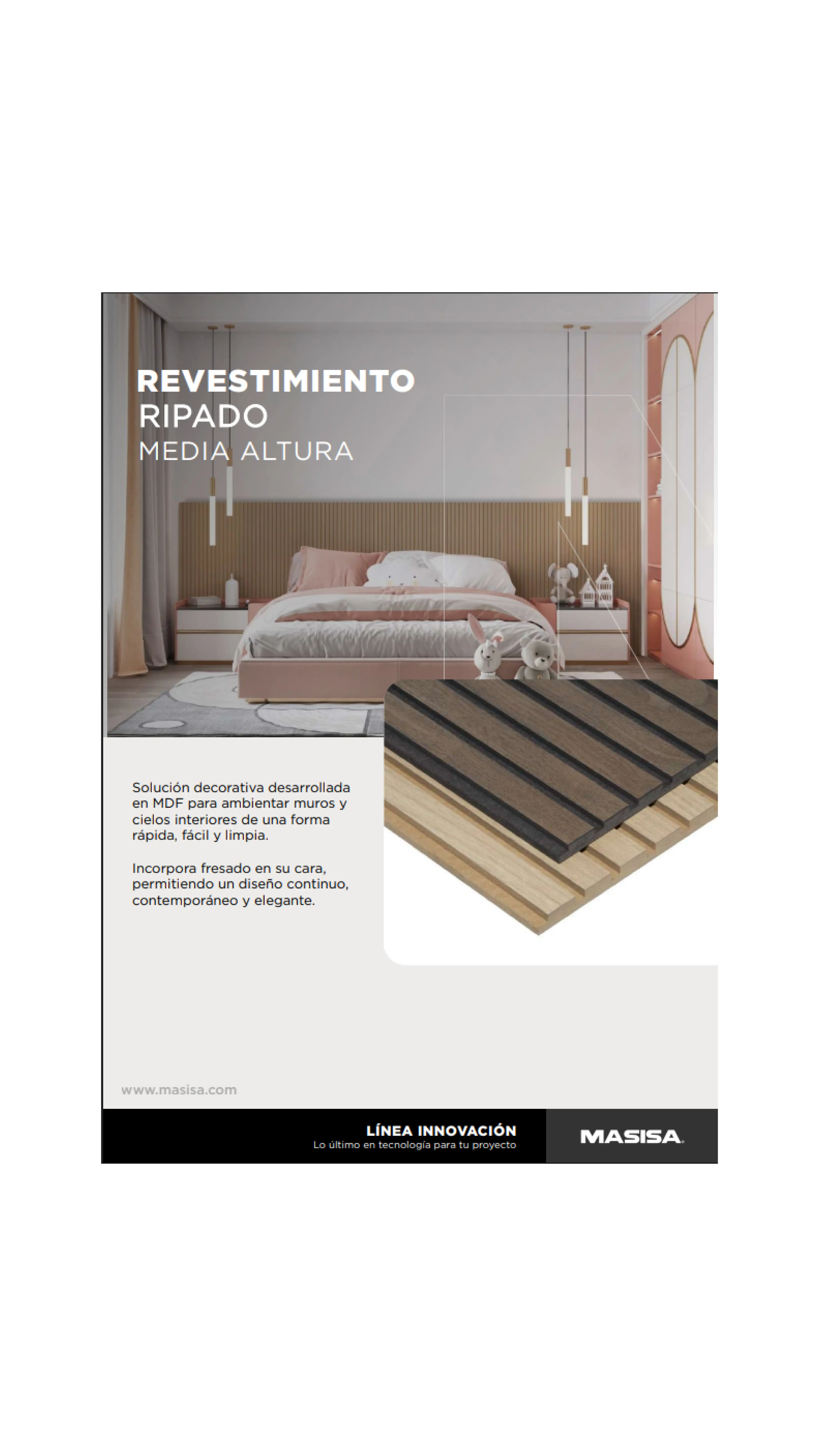 Revestimientos Ripado Media Altura