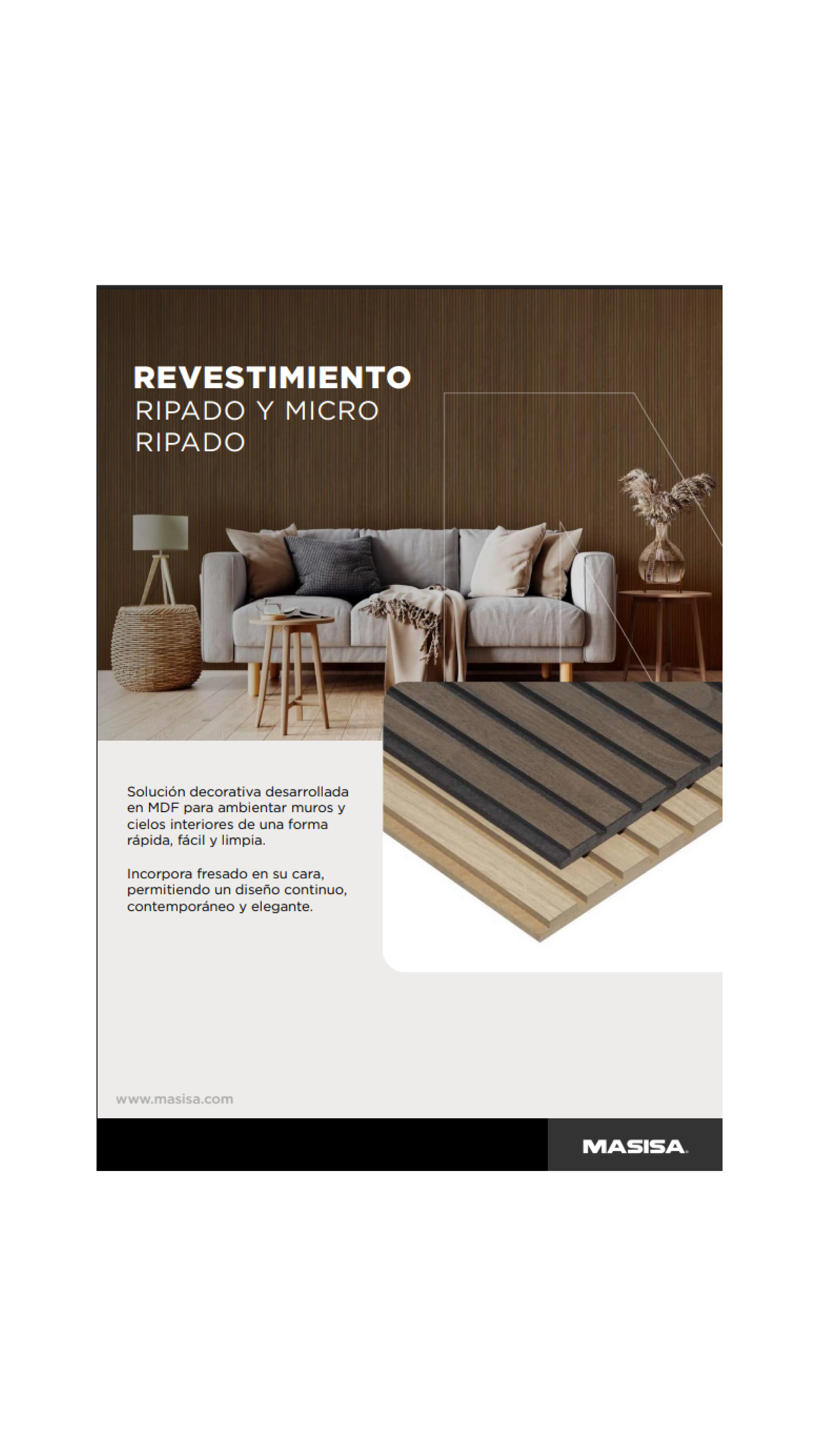 Revestimientos Ripado y Micro Ripado