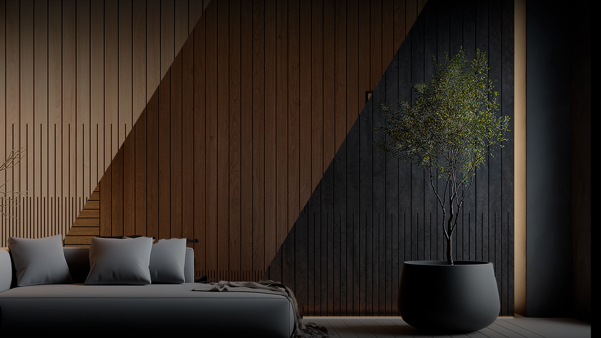 Cielo Fijo Liso 60x60 MDF Natural